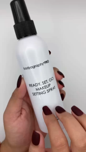 BODYOGRAPHY READY SET GO MAKEUP SETTING SPRAY by Chinies [ VIBRANT ALL DAY / SMOOTH / SHINE / EASY TO CARRY / CRUELTY-FREE ]