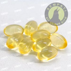SEMPATI Minyak Ikan Fish Oil Isi 10 Pil Vitamin Omega Bulu Kucing Anjing Kelinci Hamster Sugar Glider Minyak Ikan Pelebat Bulu Jaga Imun Hewan Burung Ternak Ayam Unggas