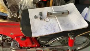 Bộ ống ga lưỡi gà + cục chặn hàng gia công cho xe Honda 67