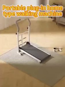 New 2.5hp electric treadmill home multi-function widened noiseless folding indoor large gym dedicated ultra-quiet folding styleAutomatically adjust the slope threadmill,with shock absorption system can be folded saving space(COD)