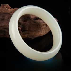 Genuine Goods Afghanistan White Jade Bracelet Bracelet Female Jade Bracelet Large Diameter Real Jade Bracelet Mothers Wangfu Jade Bracelet Young Adult