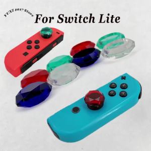 2 Chiếc Crystal Joystick Thumb Grip Covers Cho Nintendo Switch Lite Analog Stick Caps Phụ Kiện Điều Khiển Có Thể Tái Sử Dụng