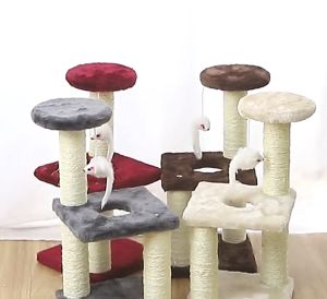 [COD]Berkualitas garukan kucing ukuran besar panjatan kucing mainan cakaran kucing kitten cat tree kucing scratcher tempat tidur kucing mainan kucing