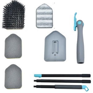 3 in 1 แปรงทําความสะอาดห้องน้ําเครื่องมืออเนกประสงค์ด้ามยาวที่ถอดออกได้ในครัวเรือนชั้นอ่างอาบน้ําแปรงแปรงกระเบื้องเซรามิค