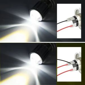 Heyword 60W 15000LM Motorcycle LED Headlight Bulb T19 P15D H6 White/Golden Yellow P15D BA20D LED Super Bright Lamp for Motor
