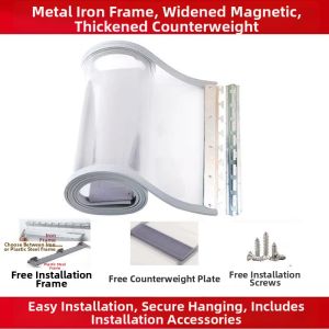 Cold-Resistant Insulated Clear PVC Thickened Door Curtain