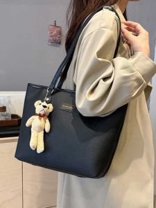 กระเป๋าถือทรงสี่เหลี่ยมสุดเก๋สำหรับเด็กผู้หญิงนักศึกษาปริญญาตรี กระเป๋าสะพายไหล่แบบลำลองสำหรับเดินทางในชีวิตประจำวัน ความจุขนาดใหญ่