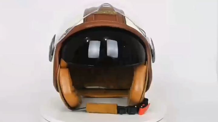 Anak Original Removable Abs Material Dual Visor Half Face Helmet For  Motorcycle For Women Men With Icc Sticker | Lazada PH