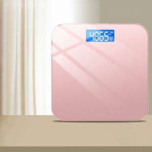 Small Precision Charging Electronic Body Weight Scale Home Use Health Fat Body Mass Index Analyzer Square LCD Display