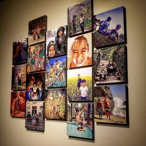 CETAK FOTO MODEL BELAH KETUPAT/1 SET ISI 4 PCS HARGA PER SET