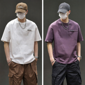 Mark Fairwhale | Casual Loose Five-quarter Sleeve T-shirt