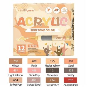 12–36 Color Acrylic Paint Pen Set — Art Marker Kit Featuring Flexible Soft Brush Tips for DIY Creative Projects ChildrenGifts