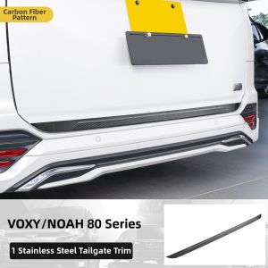 HONGSHENGBAILI | Rear Gate Carbon Fiber Look Trims Stainless Steel Body Molding