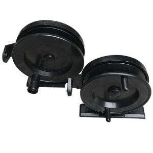 Outdoor Fishing Reel for Ice and Fly Fishing Lightweight Plastic Wheel with Anti-Corrosion Coating for Cold Weather Fishing