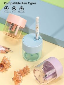 deli | Large Diameter Kids Pencil Sharpener Mini Extended Blade
