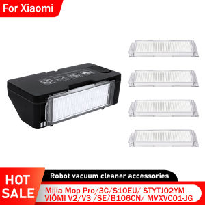 2 in 1 Water Tank Dust Bin Box With Filter For Xiaomi Mop Pro 3C VIOMI V2 PRO/V3/SE/STYTJ02YM Robot Vacuum Cleaner Accessory