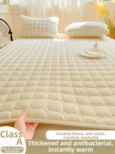 MENGWEIJUE | Anti-slip Winter Thicker Fleece Milky Velvet Bed Sheet