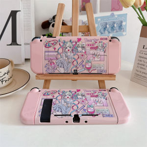 For Nintendo Switch/Switch OLED Split Hard Protective Case Cartoon Anti-Scratch Casing Nintendo Switch OLED/Switch Case