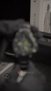 Jam Tangan Pria Alexandre Christie Chronograph AC 6647 MCBIPBALE Black Dial Black Stainless Steel Strap