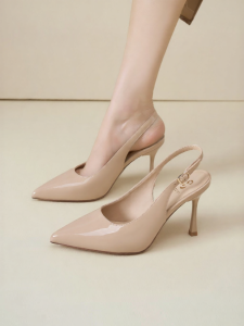 Josiny | Nude Pointed Heels High Heels