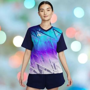 ( Cod ) Terbaru Baju Volly Wanita Baju Senam Wanita Jumbo Baju Badminton Kaos Bulutangkis Kaos Running Premium Murah