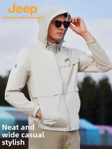 Jeep | Jeep Official Flagship Store Summer Lightweight Outdoor Mens Womens Sun Protection Clothing Breathable Waterproof UV Protection