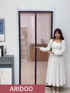 【Durable for 50 years】90 X 210cm Magnetic Mesh Screen Door Anti Mosquito Fly Insect Net Curtain Door Screen No punching Velcro Magnetic Mesh Door Curtain with Automatic Closing Magnetic Door Net Mosquito net for door