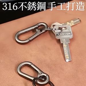 3/5/10Pcs Stainless Steel Gourd Buckle Climbing Keychain Anti-lost Waist Belt Clip Buckle Hanging Men Car Key Fashion Key Ring  Zinc Alloy Key Holder Metal Vintage Key Chain Ring Classic Carabiner Key Ring Holder