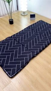 2 Inches Trifold Foam Cover with Zipper (3 FOLD) Bed Cover With Long Zipper Mattress Protector Foam Cover