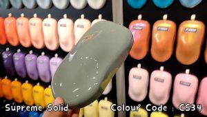 AIKKA CS34 Urus Grey | Old School Series | Automotive 2K Car Paint Motor Body Aerosol Spray Cat Bancuh Kereta DIY 车漆