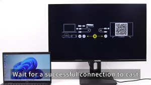 HDMI Wireless Transmitter Receiver Extender Kit 1080P 60HZ 50M TO USB/TYPE-C สะท้อนหน้าจอแบบไร้สาย