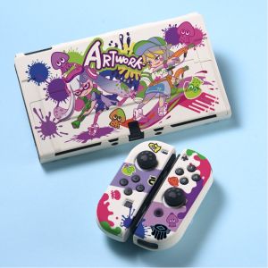 Nintendo Switch Protective Case Silicon Hard Shell Long Battery Life Version Handle Storage Bag Japanese Edition Kirby Jet Fighter