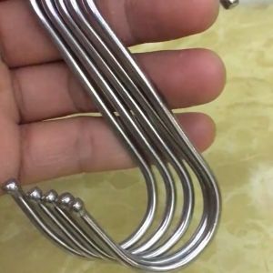 ONE-C1099 Gantungan S Hook Stainless Steel Serbaguna / Cantolan Kawat Pengait Bentuk S Kait Gantung