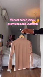 (Murah bisa COD) Manset Polos Wanita & Inner Baju Fashion Muslim