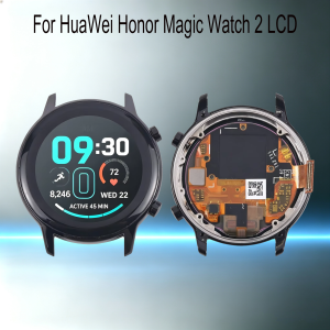 For HuaWei Honor Magic Watch 2 LCD Touch Screen OLED Display Digitizer Assembly For Honor Watch2 Display 42mm 46mm With frame