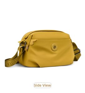 TANFAN | New Popular Water-resistant Crossbody Bag Single Shoulder Durable Multi-compartment Simple Color Casual Commuter