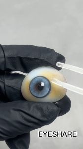 【COD】Soflens BOSTON Blue softlens brown soflens murah Softlens 14.2mm Bigeyes Mata Lensa Kontak Warna Alami