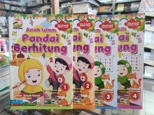 anak Islam pandai berhitung jilid 1 2 3 atau 4 serba Jaya full colour ukuran b5