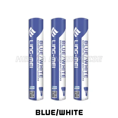 LING MEI Shuttlecocks Black Dimgray Gold Green Pink Yellow Red (1tube=12pcs) 77speed Tournament and Training Bulu Tangkis Badminton LINGMEI