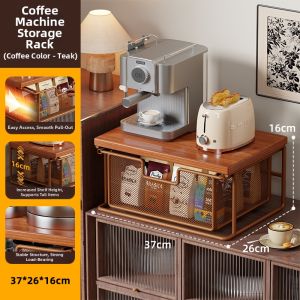 evesigar | Coffee Organizer Storage Shelf
