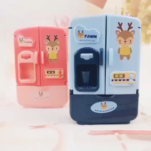 Tủ Lạnh Mini 2 Cánh Đồ Chơi Nhà Bếp – Mô Phỏng Như Thật Đồ Hàng Bé Gái Mới Nhất 2025