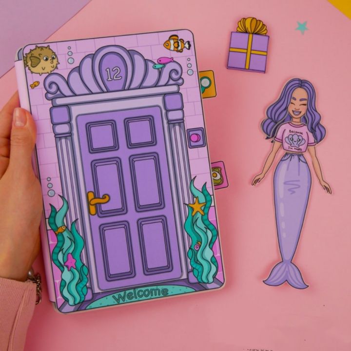 Paper Doll Mermaid Dollhouse Paper Doll Book Lazada Lazada