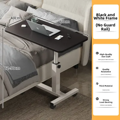NIFENG | Foldable Height Adjustable Rectangular Desk with Wheels