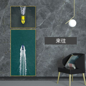 Home Entrance Painting Modern Minimalist Corridor Hallway Vertical Northern Europe Creative Personality Combination of Paintings