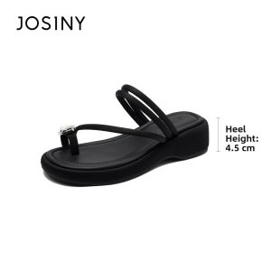 Josiny | Woven Toe Summer Pearl Decorated Sandals