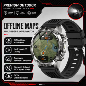 GUHUAVMI | Đồng Hồ Thông Minh Pro Dành Cho Nam GPS Ngoài Trời Màn Hình AMOLED 1.43 Chống Nước 3ATM Pin 730mAh 170+ Chế Độ Thể Thao La Bàn Cảm Biến ABC Màn Hình Cảm Ứng HD