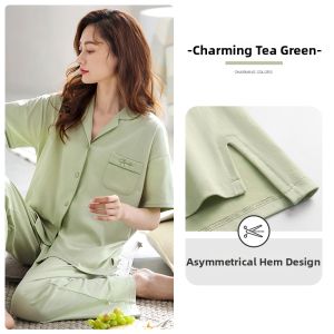 JIALEFEN | Soft Cotton Summer Womens Sleepwear