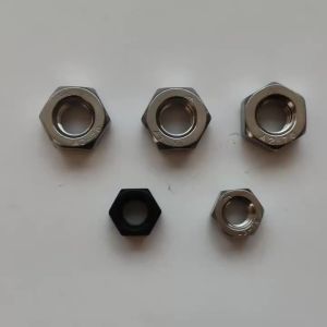 Đai Ốc Khóa Hình Lục Giác Theo Hệ Mét DIN934 A2-70 Chốt Bằng Thép Không Gỉ 304 Sáu Cạnh M1.2-M30 Để Gia Công Kim Loại