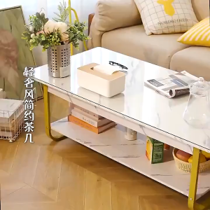 Coffee Table Tea Table 2 layer Simple Modern Veneer Table For Living Room bedroom Center table