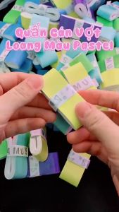 Quấn Cán Vợt Cầu Lông Pickleball Màu Pastel Cuốn Cán Vợt Loang Màu Đẹp Cầm Chắc Tay Thoáng Khí Thấm Hút Mồ Hôi QD11